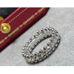 精工版V金铆钉戒指男女情侣对戒转动子弹头时尚百搭饰品手饰指环